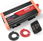 View 2000W Pure Sine Wave Inverter, Car Power Inverter 12V to 120V AC Converter for RV, Truck, Solar, Outdoor with Dual AC and 20A Socket, 5V 2.1A USB, Surge 4000W, Hardwire Port, Remote Controller image 2