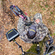 View For the ozone generator for hunting, it has an enhanced output setting | An odor control device with 3 operation modes | An ozone odor elimination machine with a rechargeable battery and a tree-hanging device image 4