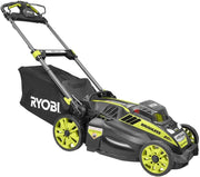View 20" RY40190 40-Volt Brushless Lithium-Ion Cordless Battery Self Propelled Lawn Mower with 5.0 Ah Battery and Charger Included image 1
