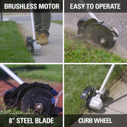 View 80V 8 inch Brushless Edger, Battery Not Included ED80L00 image 4