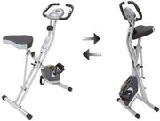 View Compact folding exercise bike, 8 different intensity level fixed bikes, featuring Bluetooth tracking function and option for tablet stand. image 3