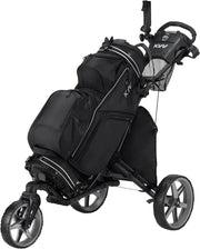 View 360-degree rotating front wheel golf cart, with opening and closing taking only one second - built-in free sunshade stand image 3