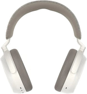 View Consumer-grade audio power 4 wireless headphones - Support Bluetooth connection, equipped with adaptive noise cancellation function, clear calls, up to 60 hours of battery life, and customizable sound effects. White model. image 2