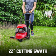 View Gas Walk Behind String Trimmer 22-Inch with High Wheels (DB6222) image 4