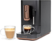 View Automatic coffee grinder coffee machine, built-in milk frother, adjustable coffee bean grinder, one-button brewing function image 1