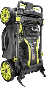 View 20" RY40190 40-Volt Brushless Lithium-Ion Cordless Battery Self Propelled Lawn Mower with 5.0 Ah Battery and Charger Included image 3