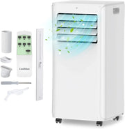 View 8500 BTU Portable Air Conditioners Cool Up to 360 Sq.Ft,3 IN 1 portable ac unit with Remote Control/LED Display/24Hrs Timer/Window Installation Kit & Screwdriver,White image 1