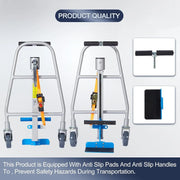 View Furniture and crates handling vehicles, mechanical equipment moving carts (with a 1210-pound carrying capacity), used for safe handling of cabinets, furniture and crates image 4