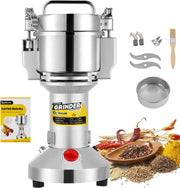 View Electric Grain Grinder - Safety Enhanced Version 3600 watts - High-speed Spice and Herbal Grinder - Commercial-grade Ultra-fine Machine - Dry Grain Crusher - CE 110V (2500 grams swing type) image 3