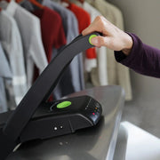 View Digital steam press, featuring multiple fabric setting functions and steam impact function, made of stainless steel / black. image 4