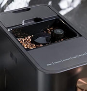 View Automatic coffee grinder coffee machine, built-in milk frother, adjustable coffee bean grinder, one-button brewing function image 4