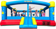 View Big Inflatable Bounce House for Party Fun,15ft x 14.8ft,Double Basketball Hoop,Throw Ball Game,Reinforced PVC Bounce Floor,Jumping Bouncy Castle Holds 6 Kids image 1