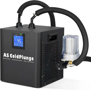 View Ice Bath Water Chiller for Cold Plunge Tubs, 1/3 HP Upgraded Ice Bath Chiller with External Filter Water Pump, Ideal for Cold Plunge Recovery Ice Bath Tubs Home Use 110V Cooling Chiller image 1