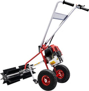View 43cc 1.7HP Gas Powered Broom, 2 Stroke Power Sweeper Handheld Gasoline Power Broom Sweeping Machine for Garden Lawn Yard Sidewalk Driveway Turf Grass Cleaning, 600mm Nylon Brush Sweeping broom image 1