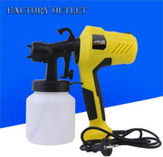 View Electric Spray Gun Household Paint Coatings Latex Paint Spray Painting Machine Small Spraying Machine Spray Kettle and Spray Gun(Caliber 2.5mm Yellow) image 2