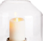 View Elegant Gold Large Round Hurricane Candle Holder Dome Shape 13 in Terrarium Classic image 3