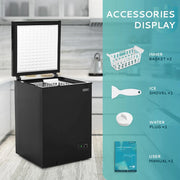 View 3.5 Cu.Ft Chest Freezer with Removable Basket image 2