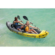 View Explorer K2 2 Person Inflatable Kayak Set image 4