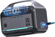 View Portable Power Station 56000mAh, 179.2Wh LiFePO4 Battery Backup w/ 2 300W (Peak 600W) AC Outlets, 1.5hrs Fast Charging, Power Bank for Hurricane Emergency/Outdoor Camping/RVs/Home Use image 3