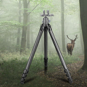 View Hunting tripod, equipped with 44mm ball head and Aka Swiss and Picatinny adapters, 62.2-inch heavy-duty stable tripod, suitable for shooting, hunting and outdoor activities image 3