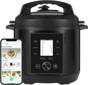 View Intelligent oven and fryer combo, 11 integrated functions - countertop convection oven for baking, roasting, air frying, baking, dehydrating, 1750 watt power, 25 gallon capacity, controlled by touch screen for quick cooking - black image 1