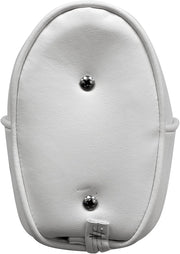 View 8WD156-R-B model replaceable backrest cushion, suitable for the Wes 8WD156 series 70-gallon rebounding rear-back cooling seats, white version image 3