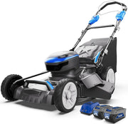 View Lawn Mower 40V Brushless 18" Cordless, 5 Cutting Height Adjustments Electric Lawn Mower, Quickly Folding Within 5’s, 4.0AH Battery and Super Charger Included. image 1