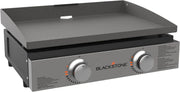 View 1813 Original 22” Tabletop Griddle with Hood and Stainless Steel Front Plate, Powder Coated Steel, Black image 1