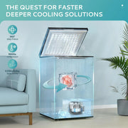 View 3.5 Cu.Ft Chest Freezer with Removable Basket image 4