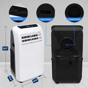 View 3-in-1 Portable Air Conditioner with Built-in Dehumidifier Function,Fan Mode, Remote Control, Complete Window Mount Exhaust Kit image 3