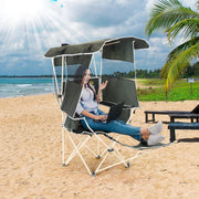 View Nice C Canopy Chair, Camping Chair with Canopy, Folding Chair with Canopy, Shade Chair, Canopy Chair Outdoor, Folding Lawn Chair with Canopy, Sport Chair, Camping Chair with Foot Rest (2-P w/Footrest) image 2