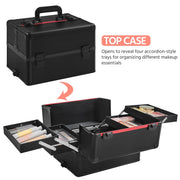 View 4 in 1 Professional Makeup Train Case image 4