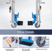 View Furniture and crates handling vehicles, mechanical equipment moving carts (with a 1210-pound carrying capacity), used for safe handling of cabinets, furniture and crates image 2