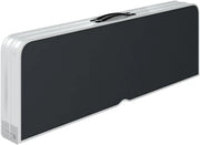 View Folding Camping Table with 2 Benches Aluminium Grey,Item colourGrey and Silver image 3