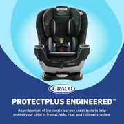 View Extend2Fit Convertible Baby Car Seat, Rear and Forward Facing, Adjustable Extension Panel for Extra Legroom, Gotham image 4
