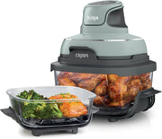 View Air fryer can be used in conjunction with microwave ovens, refrigerators and dishwashers. It is made of non-toxic glass material and features a portable cooking system with a capacity of 4 gallons. It comes with 6 glass containers and a sealing lid, image 3