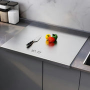 View 316 Stainless Steel Cutting Board,Cutting Boards for Kitchen,Chopping Board,Large Cutting Board for Chopping Meat,Vegetables,Fruits,Cheese 39.37 * 22.83in image 1