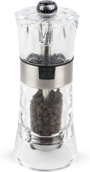 View 5.5-inch model, transparent salt and pepper grinding set image 2