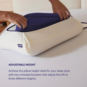 View Pillow - The most comfortable pillow that science can conceive. It features an adjustable height pad for personalized height adjustment. It is made of gel elastic grid material and follows ergonomic design. Standard size. image 4