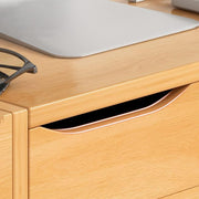 View Floating TV Stand - Modern Furniture - Floating TV Stand with Drawers - Wooden Wall-mounted Cabinet Unit with Drawers - Double-layer Computer and TV Space Organizer台 image 2