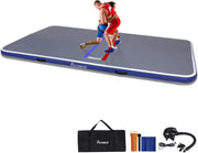 View Inflatable Wrestling Mat 10FT/5FT, Portable Jiu Jitsu Mats Wrestling Mat for Home, Outdoor or Indoor Training Mat for Water Yoga, Gymnastics, Gray image 1