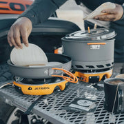 View Backpack camping cooking equipment system and camping cooking set, orange color image 2