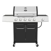 View Burner Propane Gas Grill with Side Burner image 1