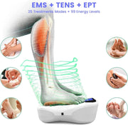 View Professional Edition Foot Neuromuscular Stimulator, an electric stimulation/percutaneous nerve electrical stimulation foot massager used to relieve pain caused by nerve disorders and promote blood circulation in the legs. TENS Muscle Stimulator - A s image 3