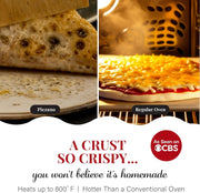 View Pizza oven, with pizza cutter and dough roller, 12-inch portable indoor electric oven, 12-inch indoor pizza oven image 3