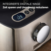 View Multifunctional compact food processor, with built-in scale, equipped with 11 accessories, designed small yet powerful. image 4