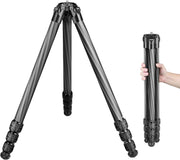 View Hunting tripod, equipped with 44mm ball head and Aka Swiss and Picatinny adapters, 62.2-inch heavy-duty stable tripod, suitable for shooting, hunting and outdoor activities image 1