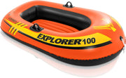 View Explorer Inflatable Boat Series: Dual Air Chambers – Welded Oar Locks – Grab Handles – Bow Rope – Sporty Design image 3