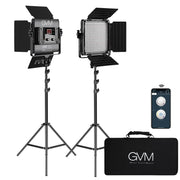View 2 Pack LED Video Lighting Kits with APP Control image 1