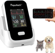 View 6 Parameters Veterinary Vital Signs Monitor,Bluetooth Veterinary Pulse Oximeter for Dogs, Rechargeable Blood Pressure Monitor for Pets,Oxygen Spo2 Monitoring Tools for Family Clinic Use image 1